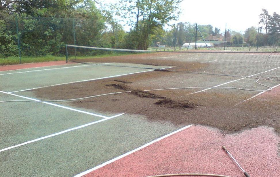 Tennis Court Cleaning